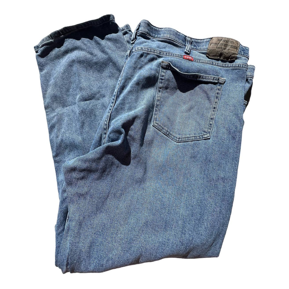 Wrangler‎ Men's 48x30 Light Wash Denim Jeans